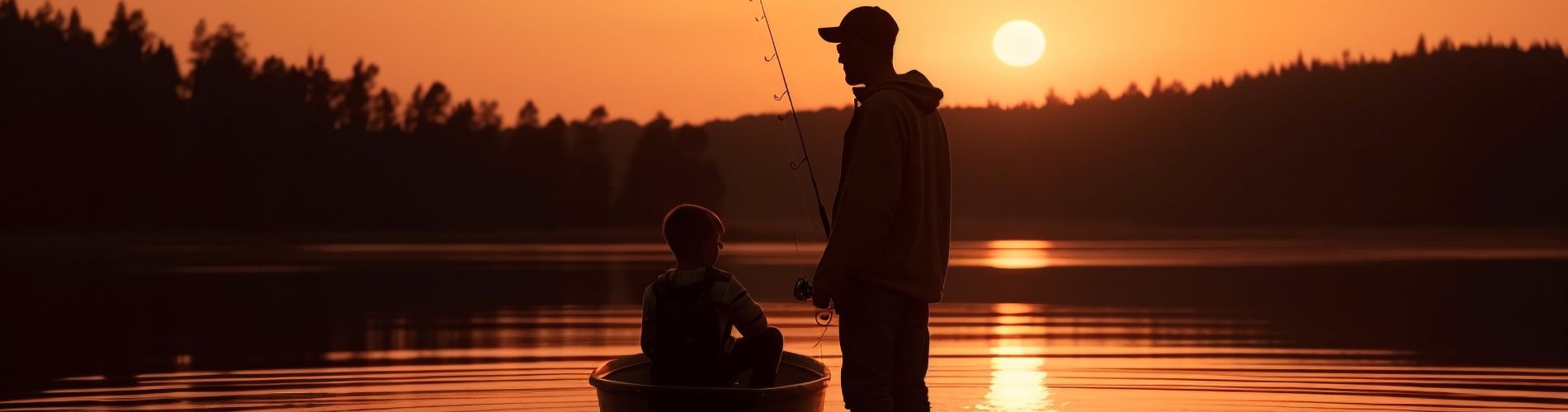 uomo che pesca