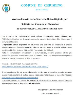Avviso Sportello digitale