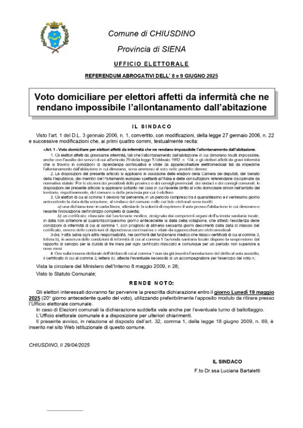 MANIFESTO per esprimere il voto presso l’abitazione in cui dimora sita nel comune di iscrizione elettorale_page-0001
